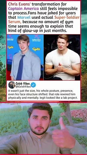 Chris Evans’ Captain America Transformation is INSANE 😱