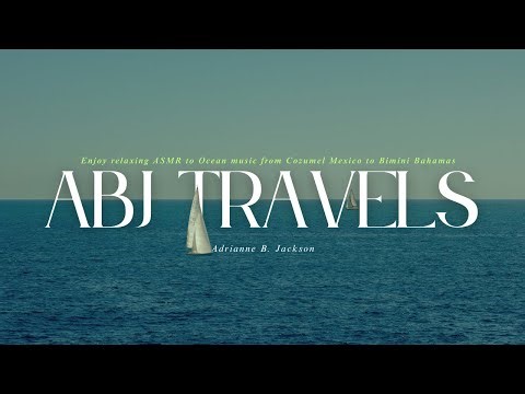 ABJ Enjoys Zen at Sea | Ocean ASMR aboard VV Scarlet Lady from Cozumel Mexico to Bimini Bahamas