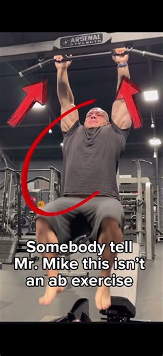 Why Leg Raises Aren’t an AB Exercise ⬇️ Bubatron isn’t using straps.