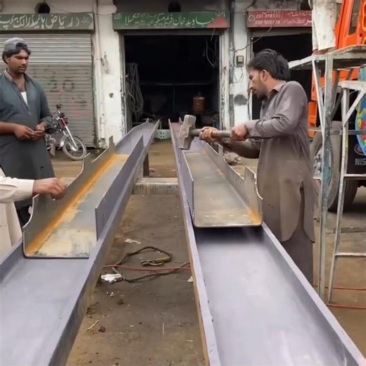 Truck chassis manufacturing process complete #truck #framemaking #shorts