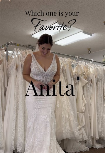 From the @Eddy K Bridal Dreams Collection, the Anita and Nirvana dresses are fully lace wedding gowns for any rustic bride! Which do you like better? #bride #lace #wedding #weddingdress #rustic