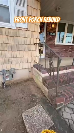 Front Porch Rebuild #diy #construction #frontporch | Kadyn Hamilton