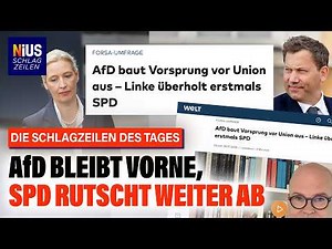 Historic Plunge: The Left Party Surpasses the SPD | NIUS Headlines