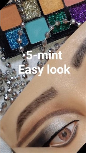 5-mint easy look #makeup #eyemakeup #makeuptutorial #shorts