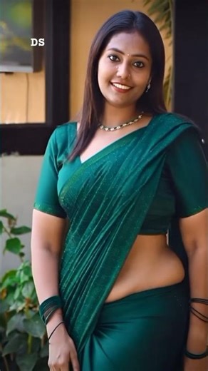 ✨🌸 Majestic Green Shimmer Saree & Green Blouse Style Tricks for Stylish Women! 👑 | #DesiSarees