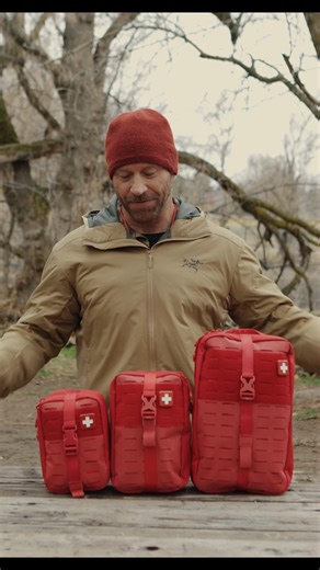 3.5K views · 33 reactions | The MyFAK Line is the gold standard for our first aid kits, but what makes the MyFAK Mini, MyFAK, and MyFAK Large different? #firstaidkit #outdoorsafety #beprepared #safetyfirst #firstaid | My Medic | Facebook