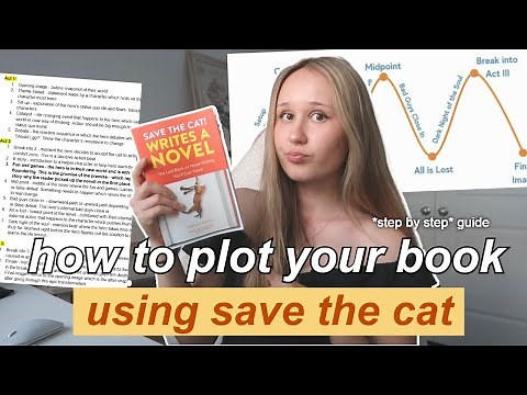how to plot a book using 'save the cat' plotting technique! 😼🔪 (EASY step-by-step detailed guide)