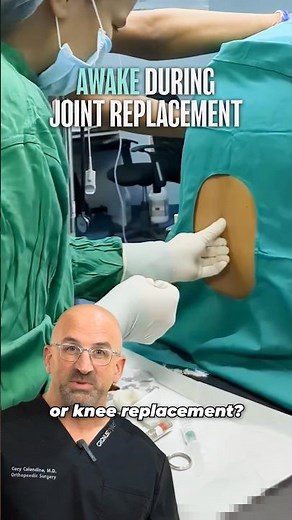 Waking Up During Joint Replacement Surgery⁉️