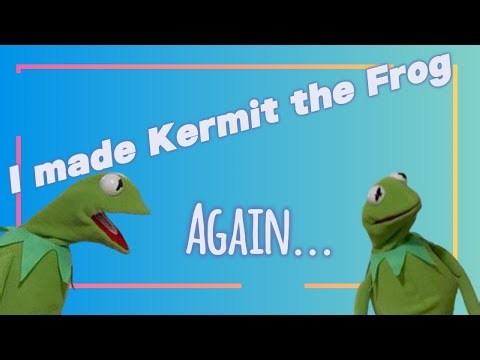 I Made Kermit the Frog Replica (Again) | Puppet Build