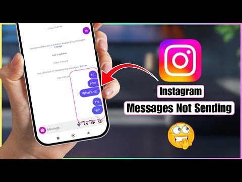 How To Fix Instagram Messages Not Sending | Instagram DM Problem Solved