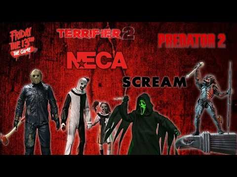 New Neca Horror Figures..Pre-order now! Terrifier, Predator, Friday the 13th, Scream!