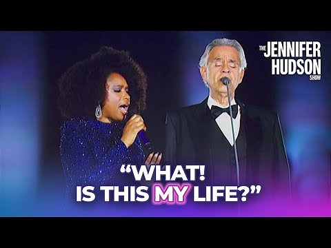 Jennifer Hudson Celebrates 44th Birthday Singing in Rome with Andrea Bocelli