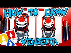 How To Draw Vendetta Skin From Fortnite - Videos For Kids