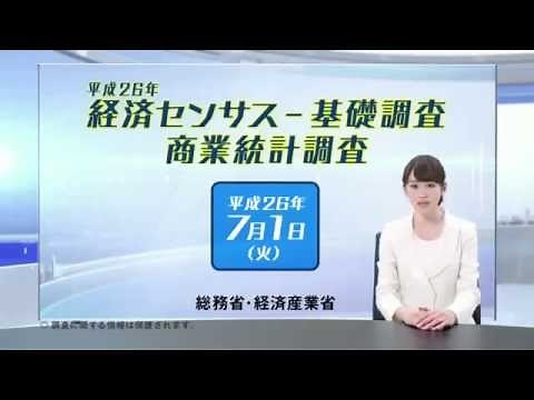 平成26年経済センサス‐基礎調査及び平成26年商業統計調査 桐谷美玲さ