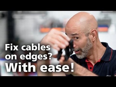 EdgeClip: How do you securely fix cables to panel edges without screws or adhesive? (EN)