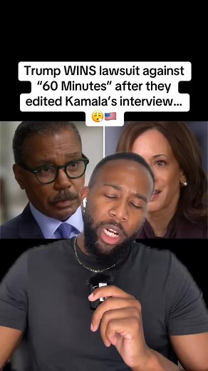 Trump WINS lawsuit against “60 Minutes” after they edited Kamala’s interview…😮‍💨🇺🇸 #america #maga #trump | Tinashe Peter