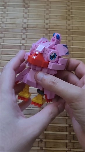 Biyomon from digimon as a block build for Sembo. #biyomon #digimon #adventure #sembo #blockbuilding #legolike #rookie #digitalmonsters #speedbuild
