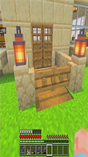 Minecraft Smooth Stone Butcher Villager House Update 4 #mc #minecraft #realms #multiplayer #shorts