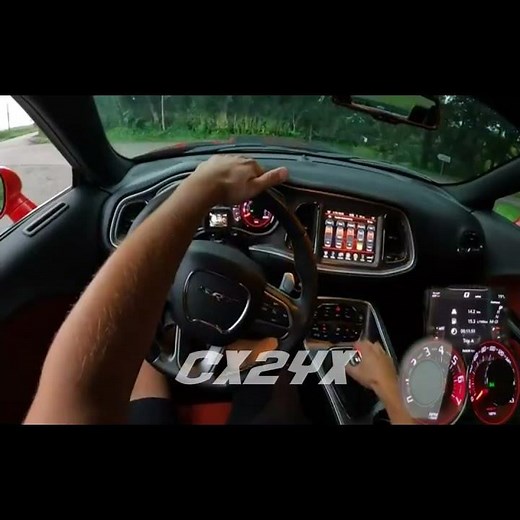 2015 Dodge Challenger SRT 6.2 Hellcat Red Key 707 HP TOP SPEED AUTOBAHN DRIVE POV