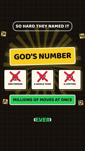 The story behind God's number #rubikscube #cubing #speedcubing