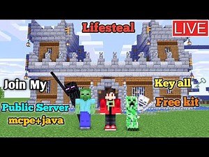 🚀 Join My Cracked Public Lifesteal SMP Minecraft 1.21 | 24/7 Online | Java + PE | Free To Join🚀