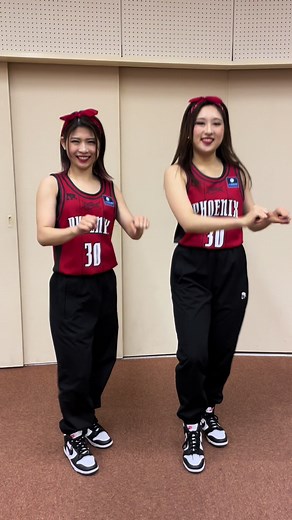 2023-24シーズン Fire Girls❤️‍🔥 ASUKA、AYUMI❤️ #三遠ネオフェニックス #チアリーダー #Bリーグ