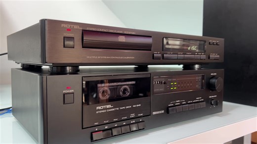 Deck Rotel RD-845, CD-Player RCD-970BX #rotel #collections #vintage #audiophile #romanian