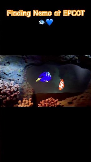 The Nemo ride EPCOT 🐠 | Disney World