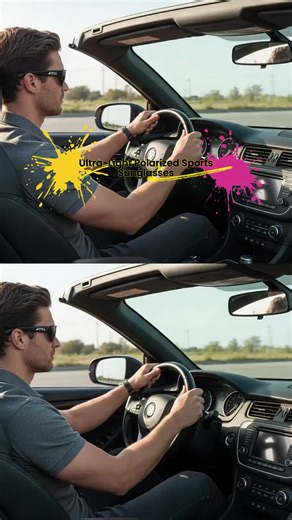 Ultra-Light Sports Polarized Sunglasses, UV400 UV Protection, 100% UVA/UVB Blocking, HD TAC Lenses, Wrap-Around Design, Adjustable Non-Slip Temple Arms, Comes with a Premium Microfiber Sunglass Cleaning Cloth and Eyeglass Case, Suitable for Driving, Runni #glasses #tintedsunscreen #golfglasses #athleticsunglasses #womenssunglassses #baseballsunglasses #tanglefreesunglasses #maxjulisunglasses #clearsunscreen #quaysunglasses