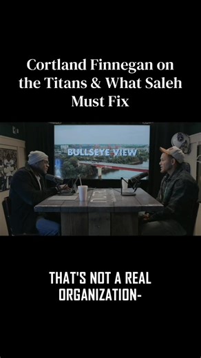 @Titans fan-favorite Cortland Finnegan shares his honest take on the current state of the team, and what the next head coach has to establish immediately. #titans He discusses how the GM and head coach need to be on the same page in order to build a winning standard inside the building. 🚨 This is just a clip; the full episode will drop soon. Subscribe to @BullsEyeViewTv so you don’t miss it when it does. 🎯📺 #cortlandfinnegan #titanup #robertsaleh #headcoach