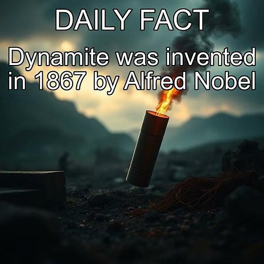 Dynamite was invented in 1867 by Alfred Nobel