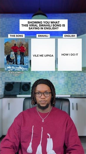 Showing You What This Viral Swahili Song Is Saying In English: Ebola mkuu "LUKU" #shorts #music