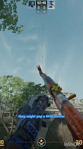 Deep T side red room/mid smoke on Ancient #cs2 #lineups #ancient #smoke #mid #counterstrike