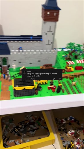 How to Build a Knights Tent with LEGO