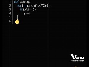 python: fonction parf(x) (Nombre parfait)