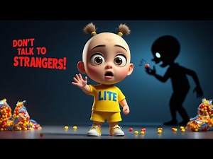 Don’t Talk to Strangers 🚫 | Safety Song for Kids