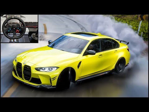 BMW M3 COMPETITION 2021 - Drifting - Forza Horizon 5 - (Steering Wheel + Shifter) Gameplay