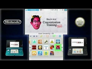 Brain Age Concentration Training Demo Nintendo 3DS: First Look