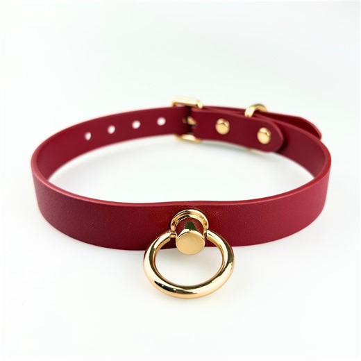BDSM Leather Choker Collar With Detachable Leash Set, 3 Colors - Etsy
