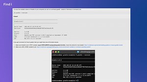 Find installed Gradle version command
