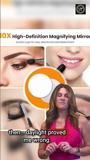 Flawless Makeup Every Time | 10x Magnifying Mirror with LED Lighting