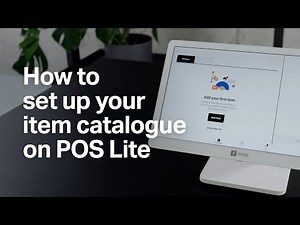 How to set up the item catalogue on SumUp Point of Sale Lite