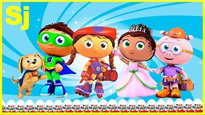 Super Why Surprise Eggs Unboxing toys - Sj Channel!!!