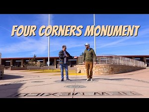 Four Corners Monument - Standing in Four States USA at Once!