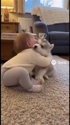 Baby Plays and Kisses His Dog — The Sweetest Ending Ever! 🥰🐶👶