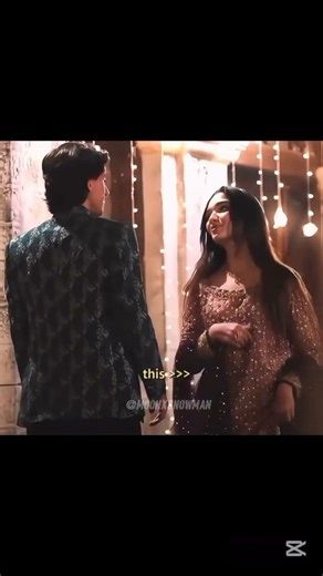 The way he is following her commands 😭💖 #song #pakistanidrama #trending #love #shorts #fyp