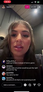 Kassy confirming her breakup with Leo on live