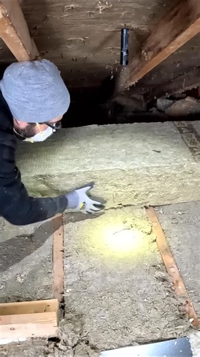 Home Repair Tutor | Attic insulation tips…I’m using Rockwool R15 Comfortbatt first. Then I place R38 perpendicular over it. This exceeds the local requirement... | Instagram