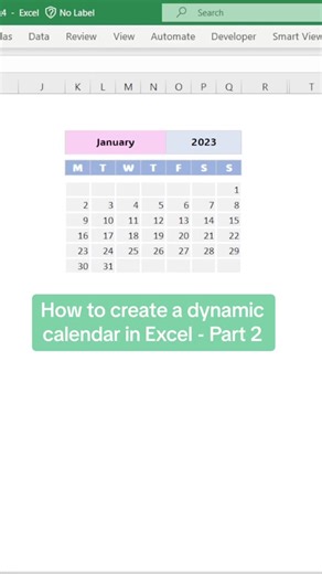 Here is how to create your own smart/dynamic calendar in Excel. #budget #budgetingtips #budgetting #excel #excelformula #spreadaheet #exceltips #budgetingtiktok #excelmaster How to create a smart calendar in excel How to create a dynamic calendar in excel How to use excel Time planning Smart calenday excel Dynamic calendar excel Easy excel