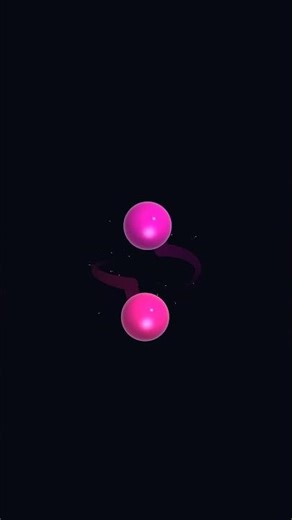 Two balls collide until they MERGE 🔮 (satisfying loop) [Free to Use]